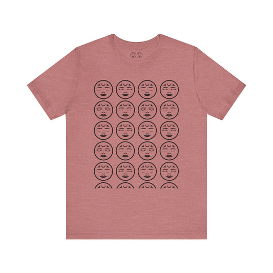 Unisex T-Shirt with “Many Moons” Design by Joshua Watts