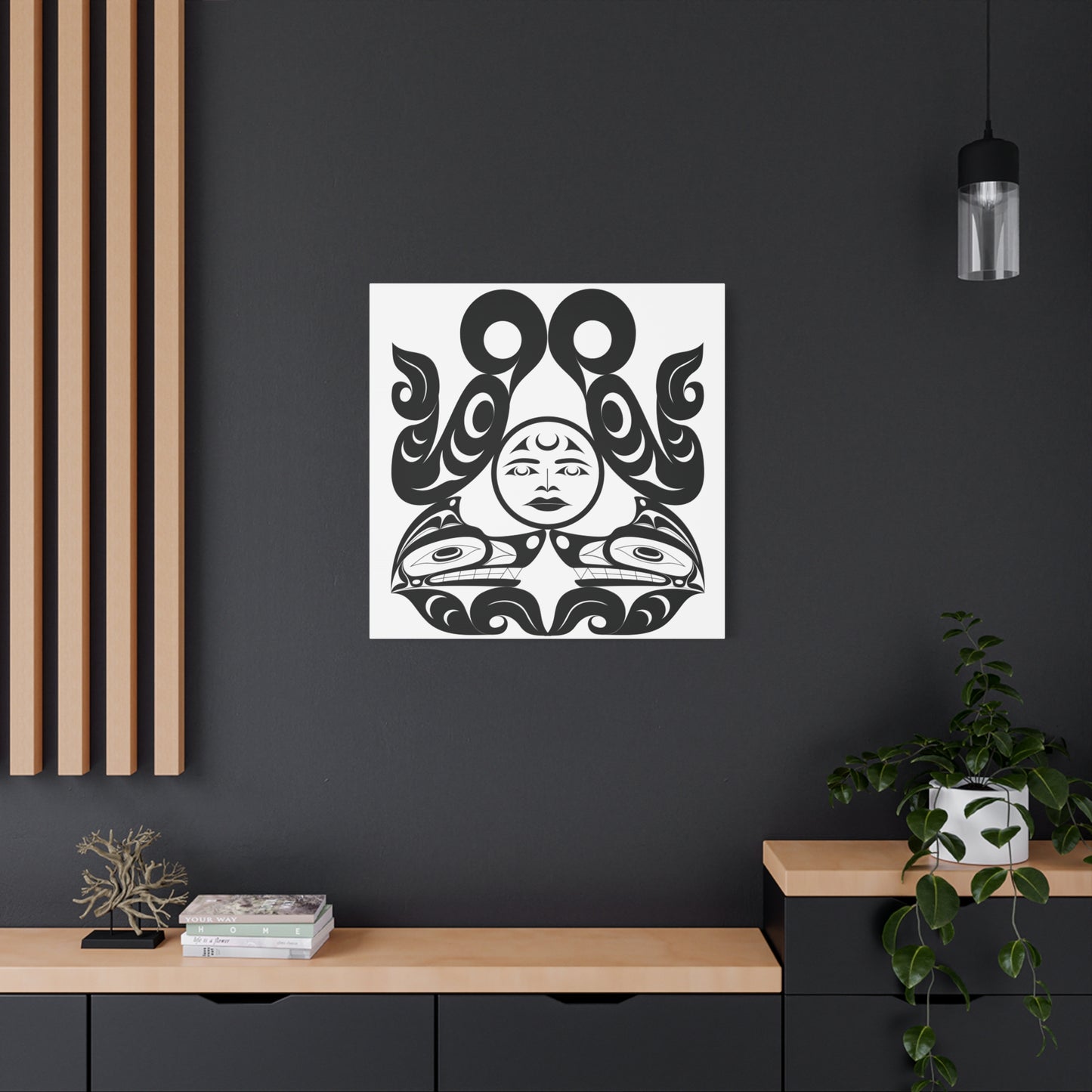 Tsuu-Baa-Asatx Wolves Canvas Print
