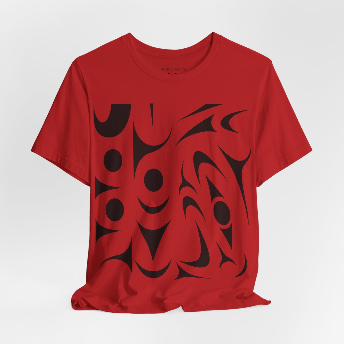 Unisex T-Shirt with black and white “Thunderbird” Design by Joshua Watts