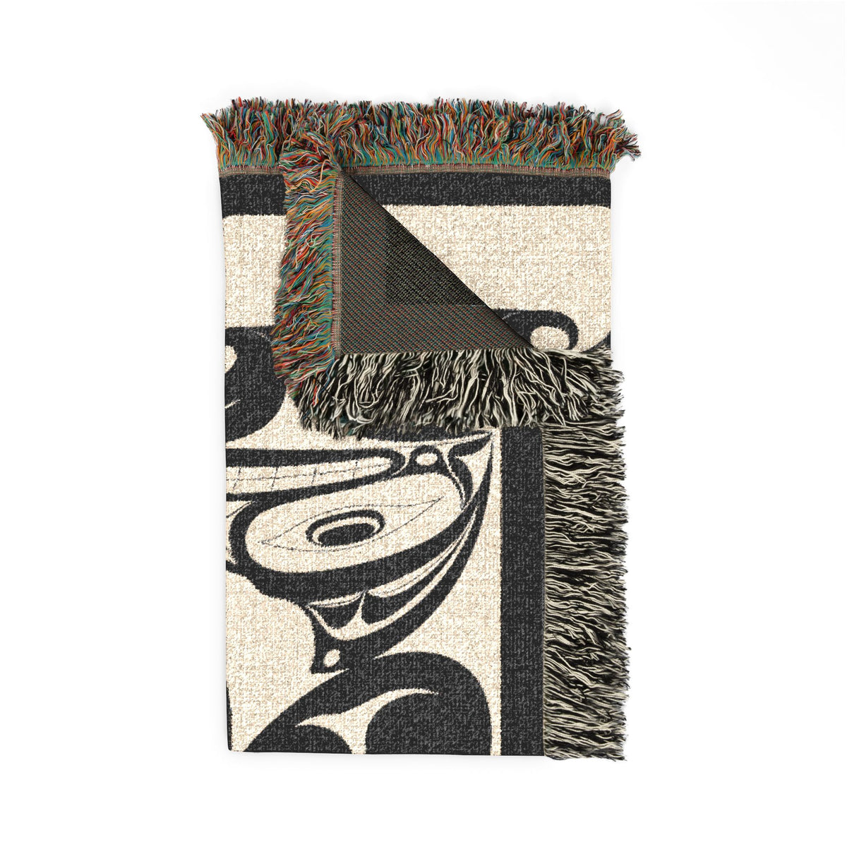 Tsuu-Baa-Asatx Wolves Woven Blanket