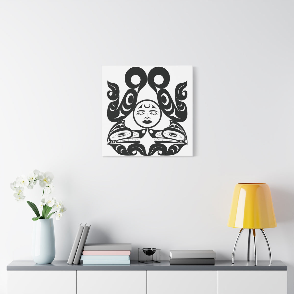 Tsuu-Baa-Asatx Wolves Canvas Print