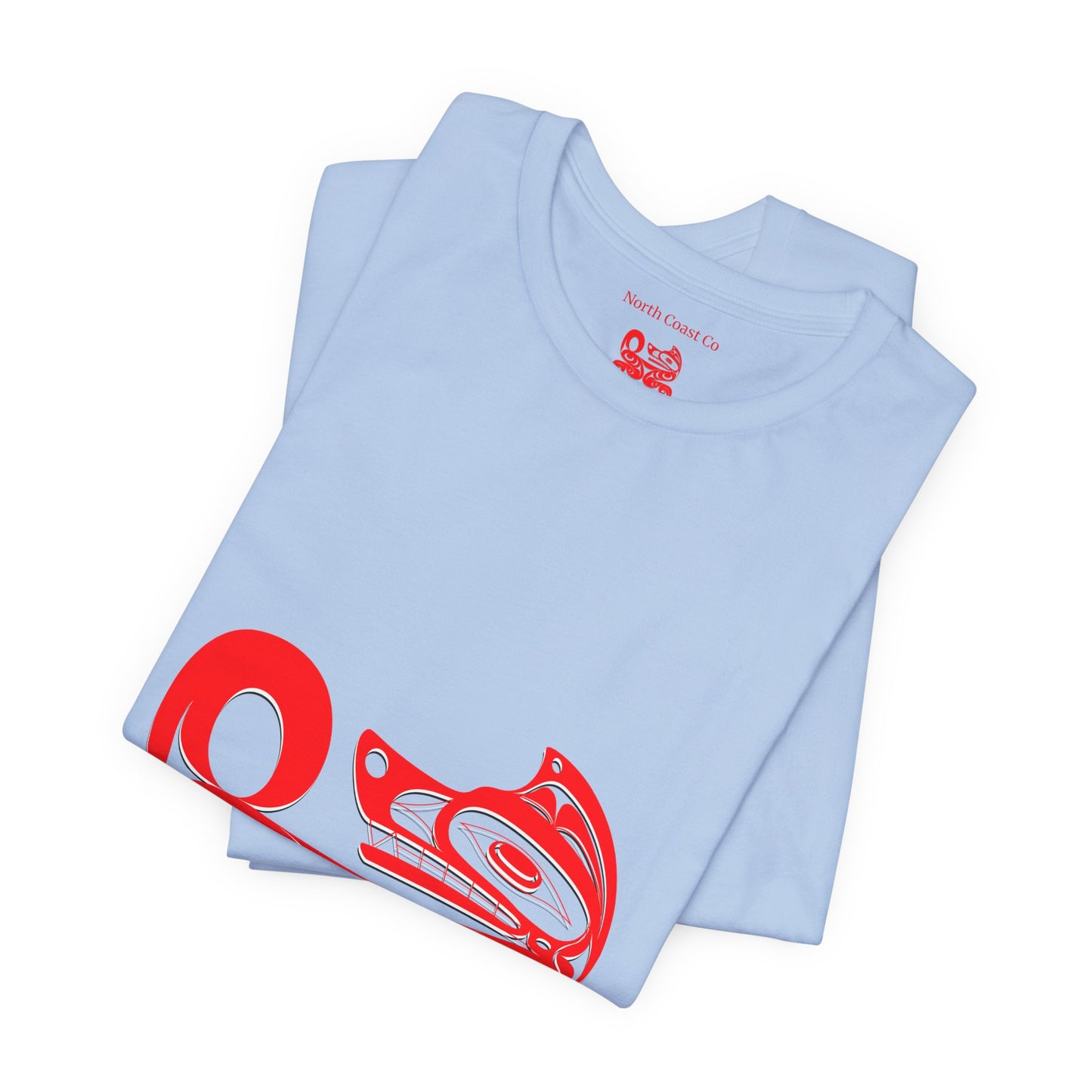Unisex T-Shirt with Holographic “Red Wolf” design by Joshua Watts