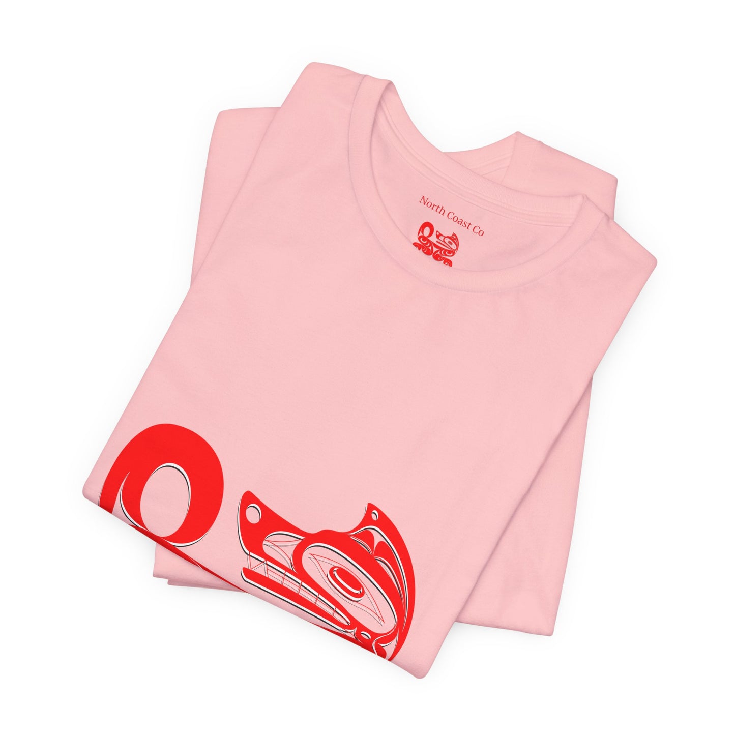 Unisex T-Shirt with Holographic “Red Wolf” design by Joshua Watts