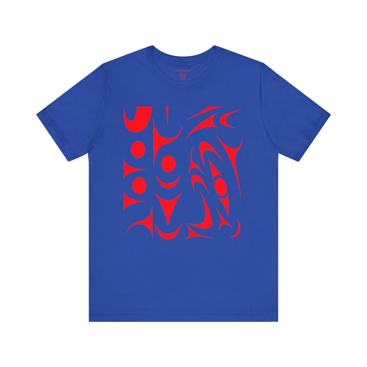 Unisex T-shirt with red Thunderbird design by Joshua Watts