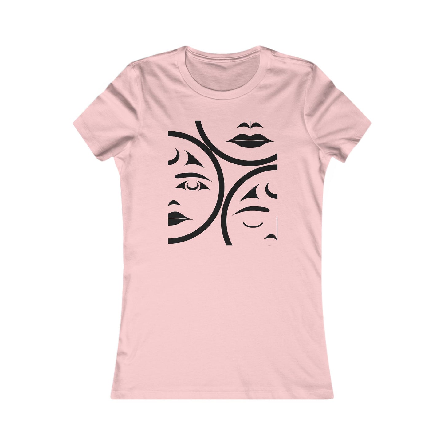 Women’s Fit T-Shirt with “Moons” Design by Joshua Watts