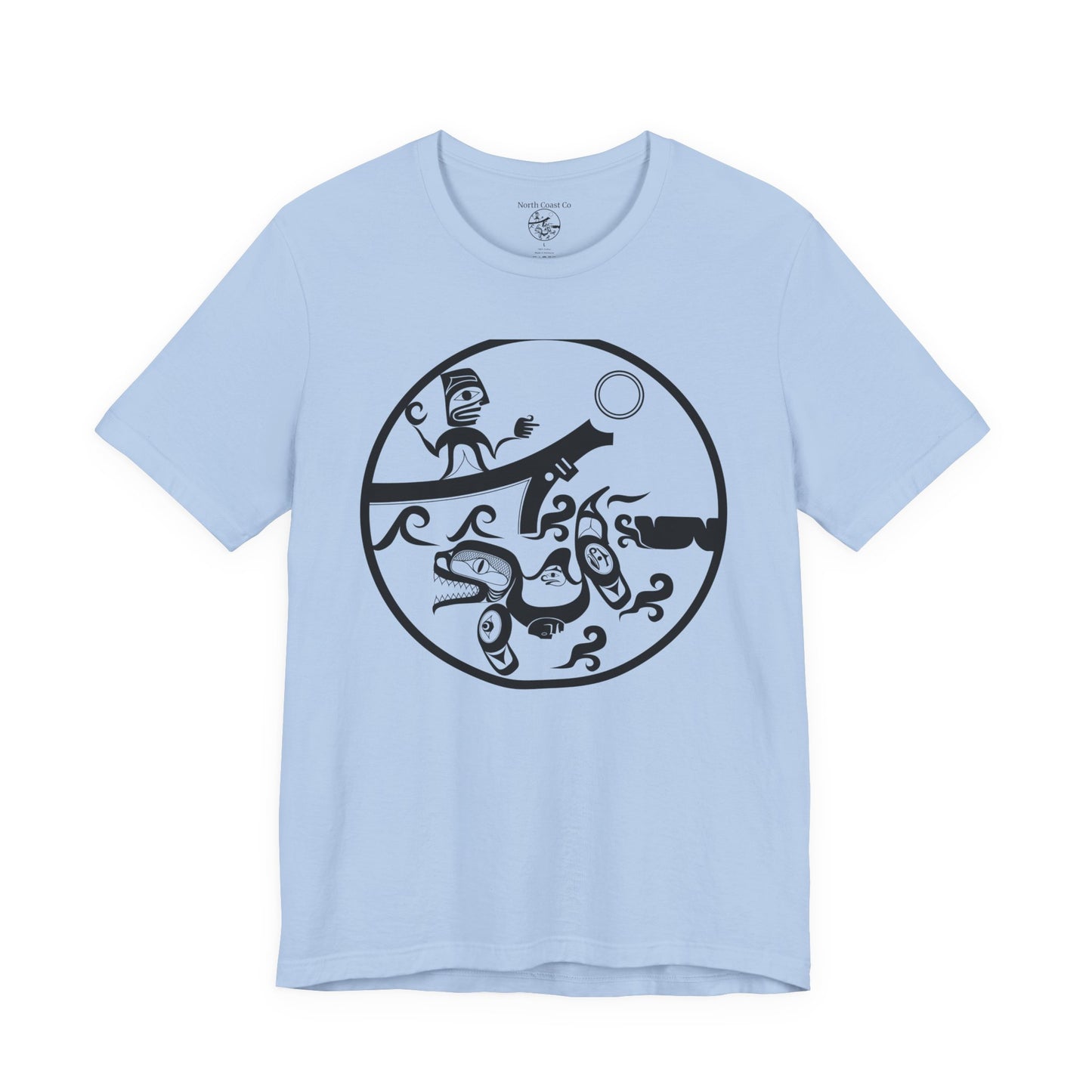 Unisex T-shirt with “observing” design by Joshua Watts