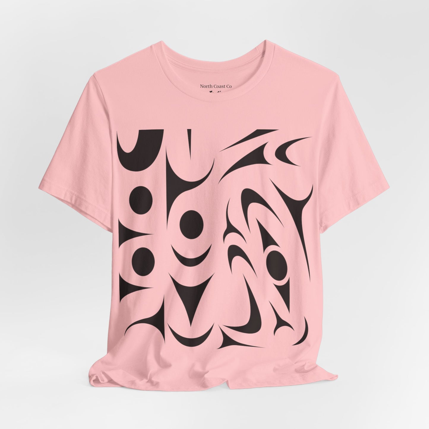 Unisex T-Shirt with black and white “Thunderbird” Design by Joshua Watts