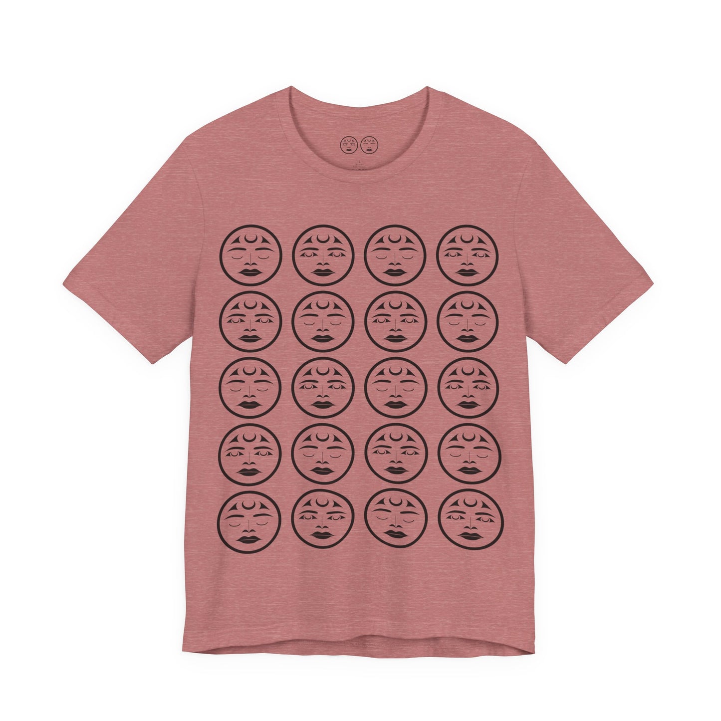 Unisex T-Shirt with “Many Moons” Design by Joshua Watts