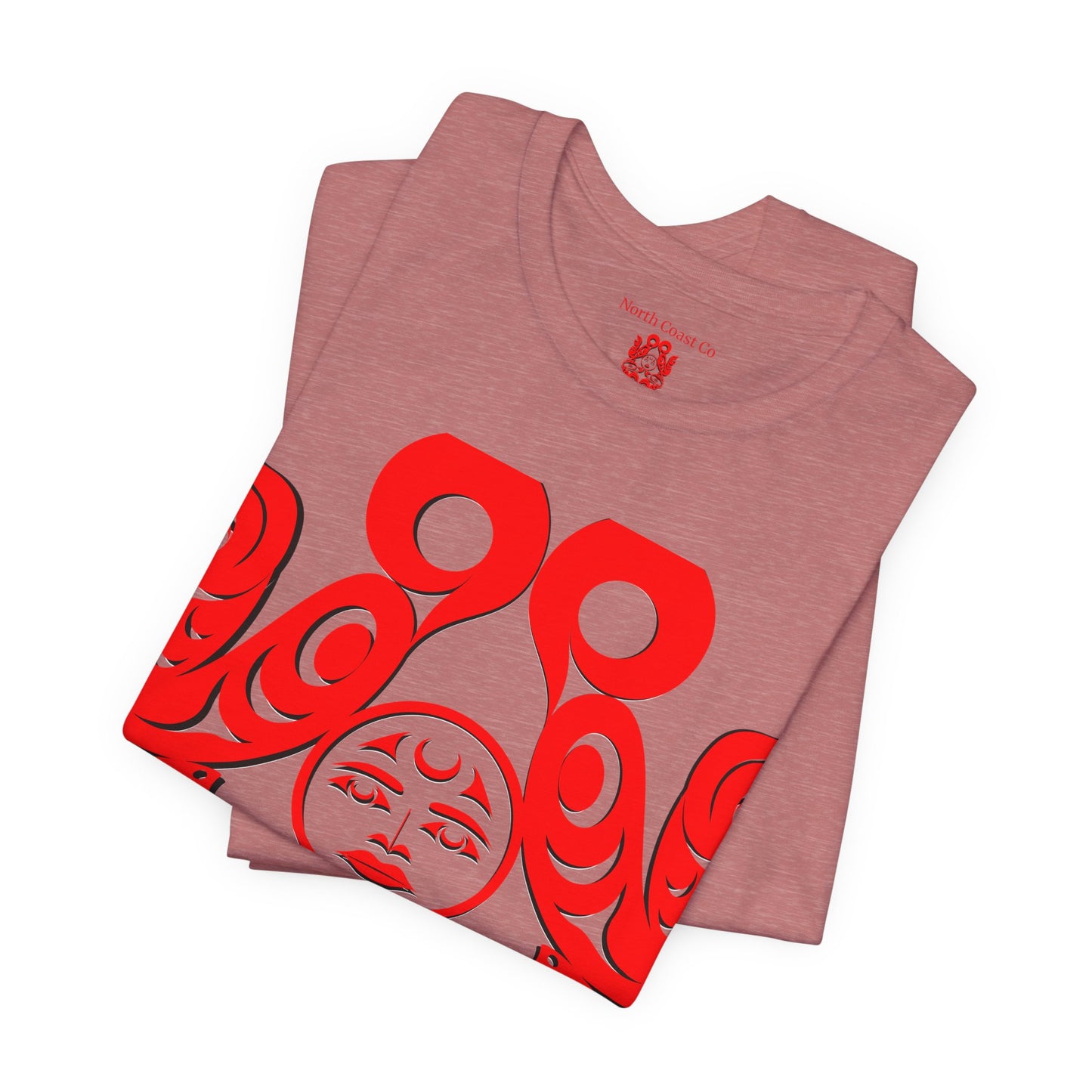 Unisex T-shirt with Holographic “Tsuu-Baa-Asaxt Wolves” design by Joshua Watts