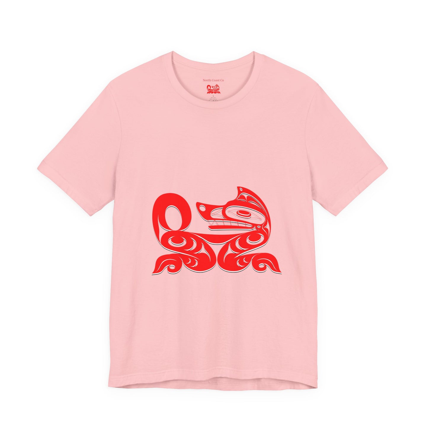 Unisex T-Shirt with Holographic “Red Wolf” design by Joshua Watts