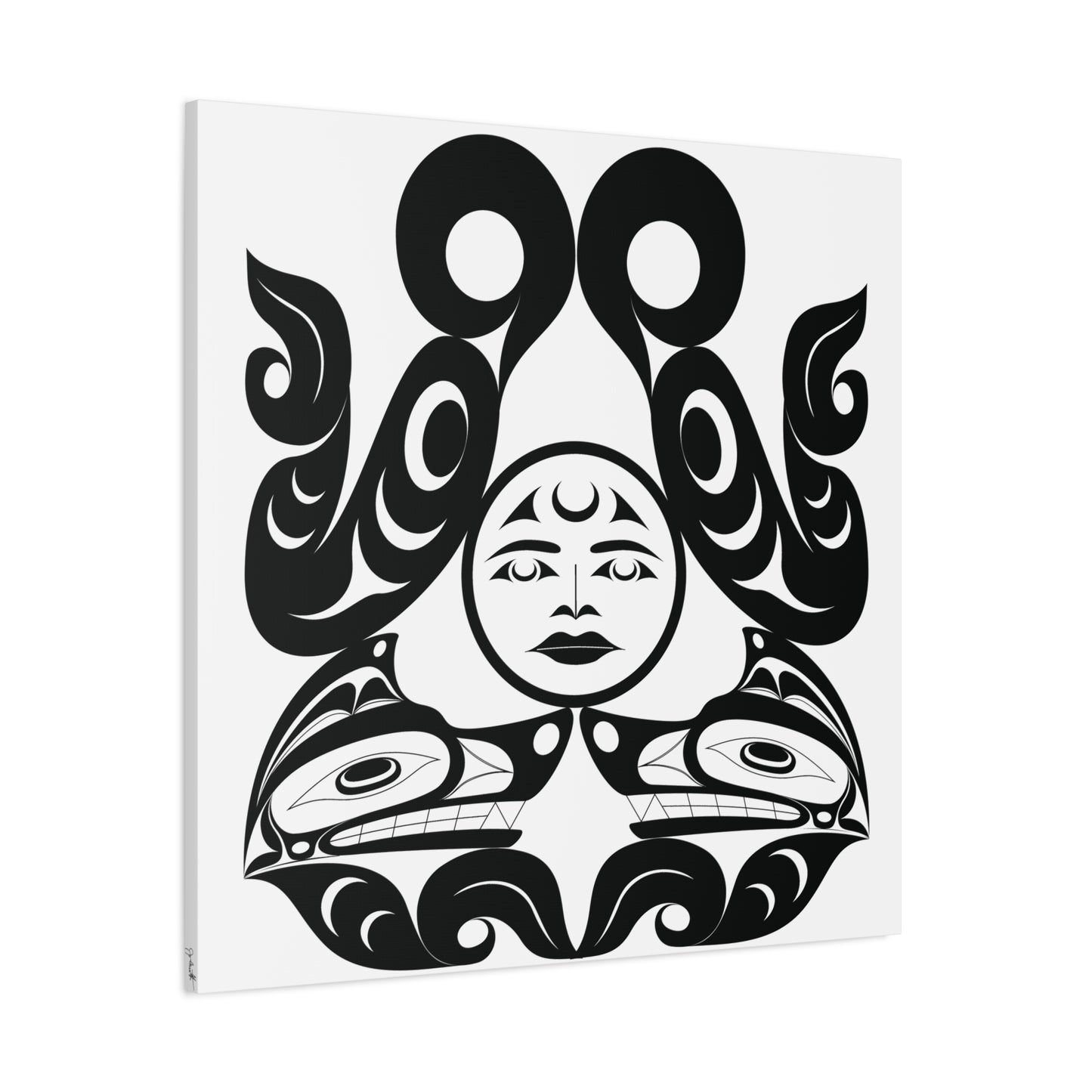 Tsuu-Baa-Asatx Wolves Canvas Print