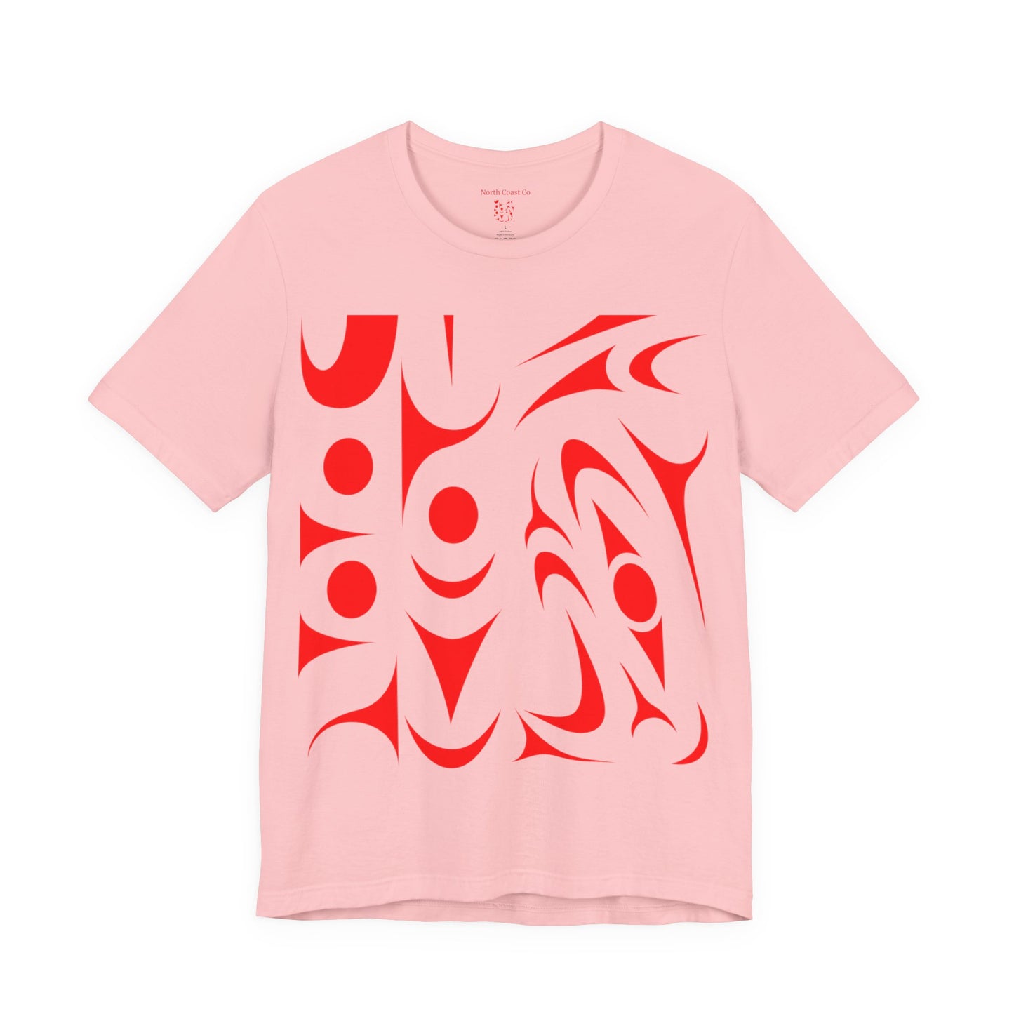 Unisex T-shirt with red Thunderbird design by Joshua Watts