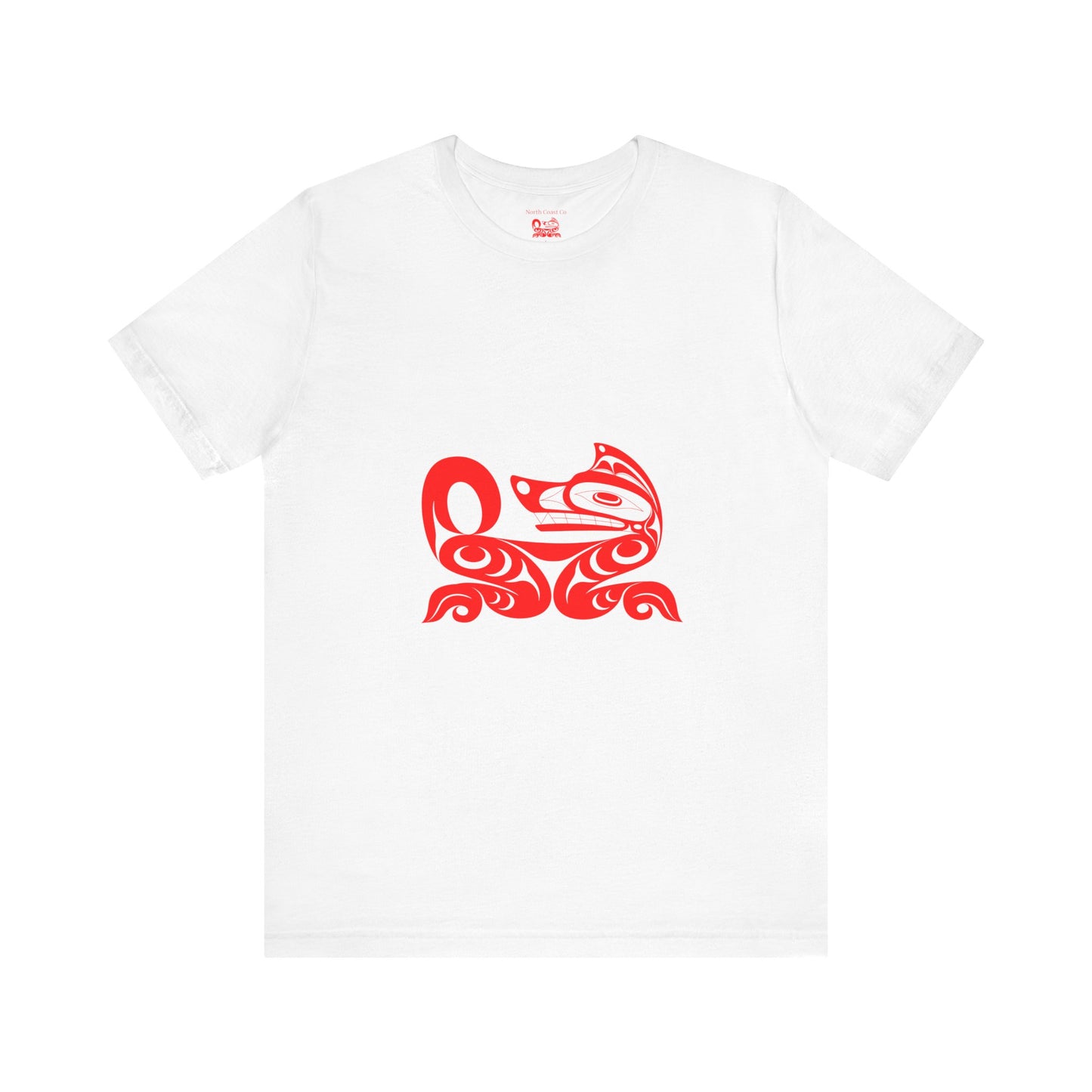 Unisex T-Shirt with “Red Wolf” design by Joshua Watts