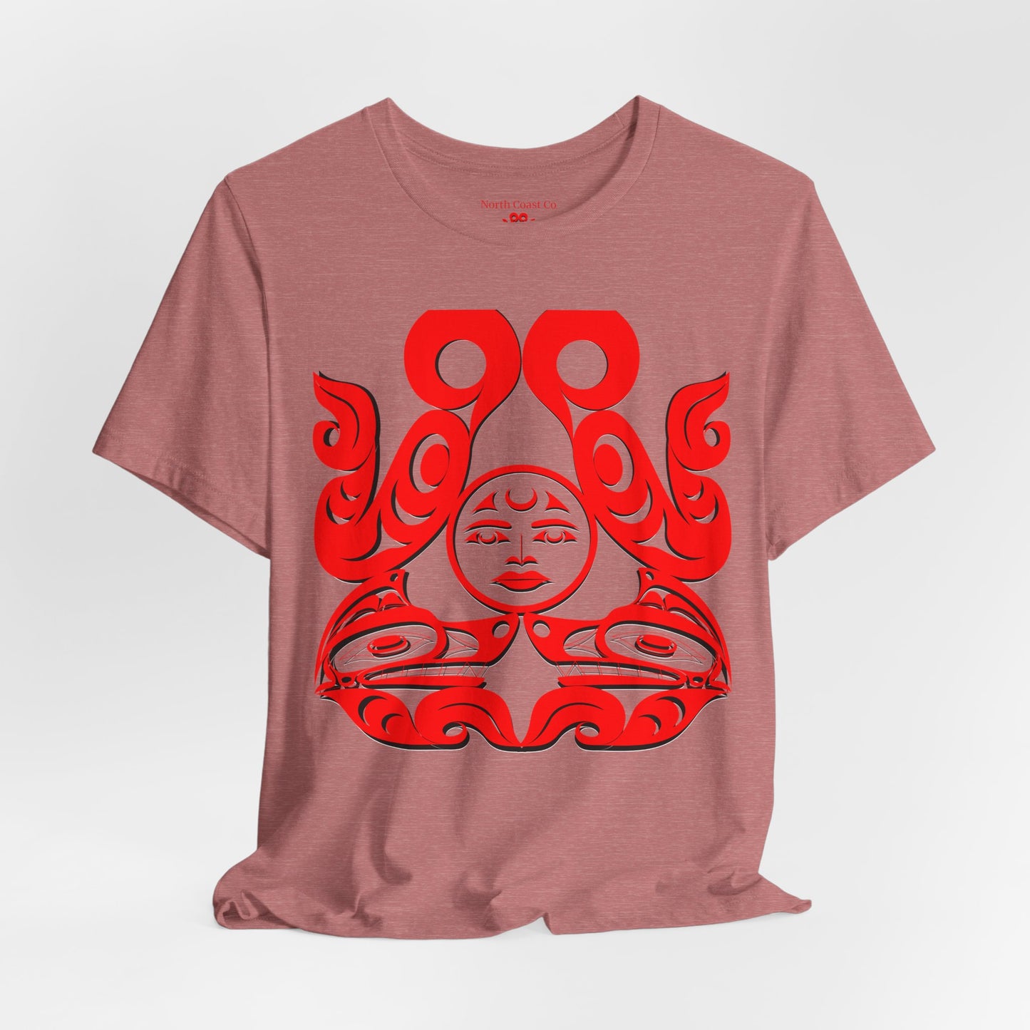 Unisex T-shirt with Holographic “Tsuu-Baa-Asaxt Wolves” design by Joshua Watts