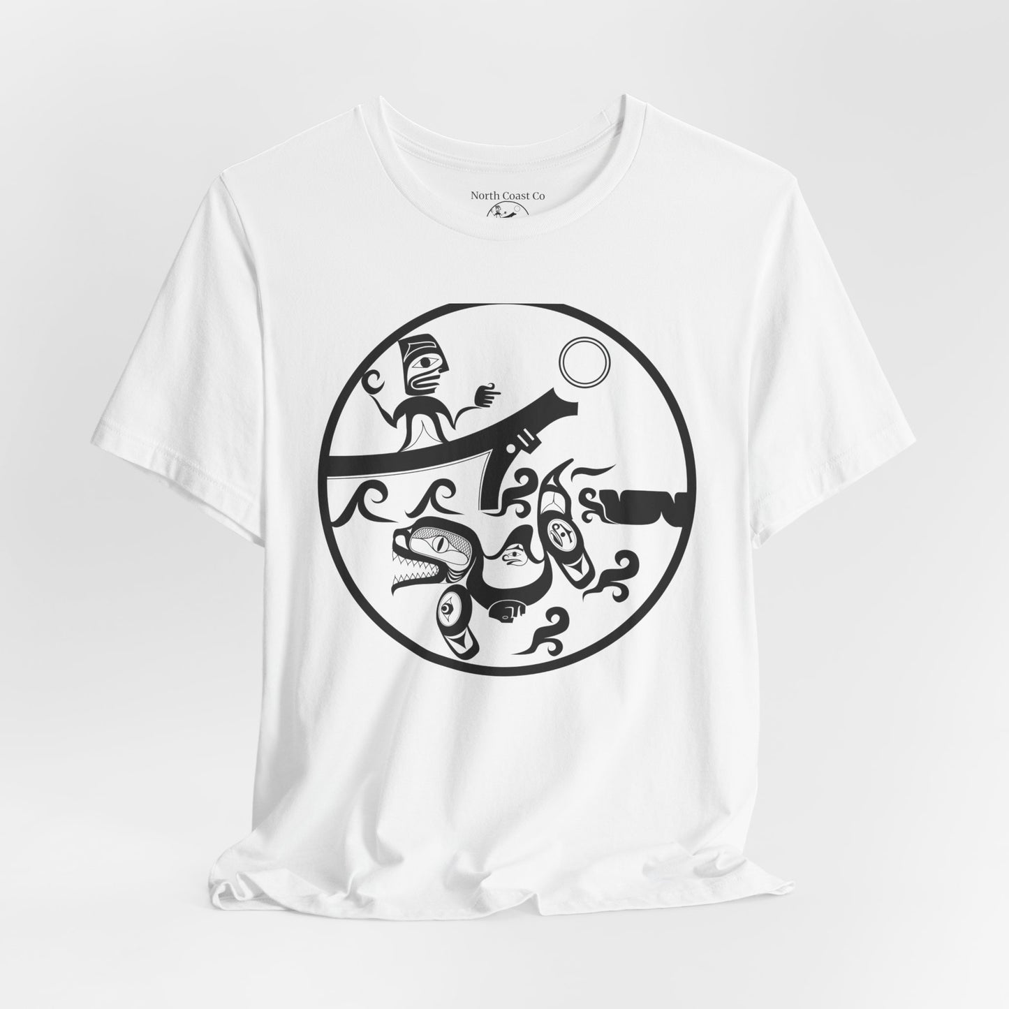 Unisex T-shirt with “observing” design by Joshua Watts