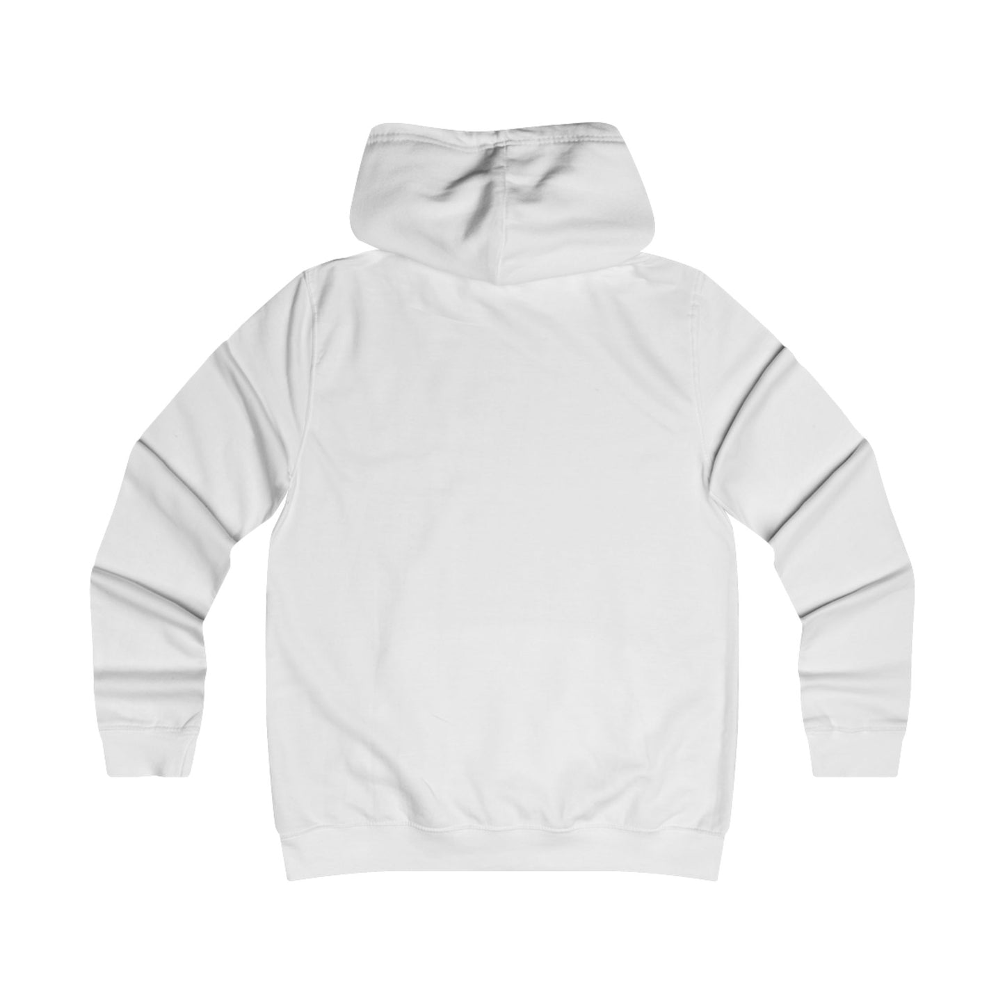 Women’s fit Pullover Hoodie with twin wolves design by Joshua Watts