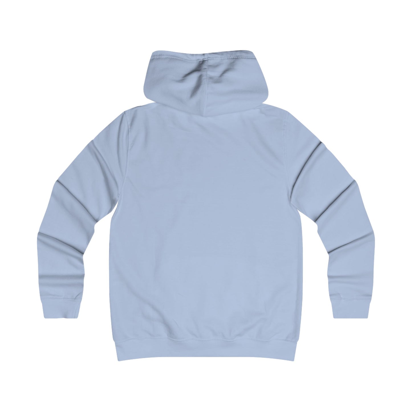 Women’s fit Pullover Hoodie with twin wolves design by Joshua Watts
