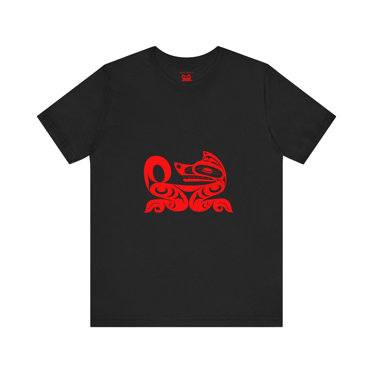 Unisex T-Shirt with “Red Wolf” design by Joshua Watts