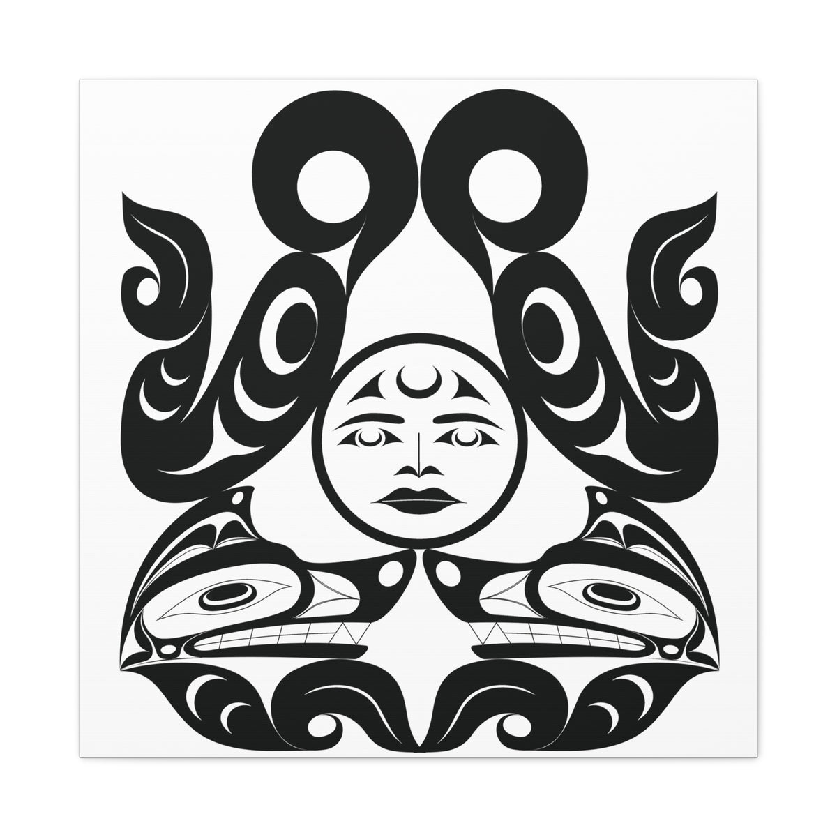 Tsuu-Baa-Asatx Wolves Canvas Print