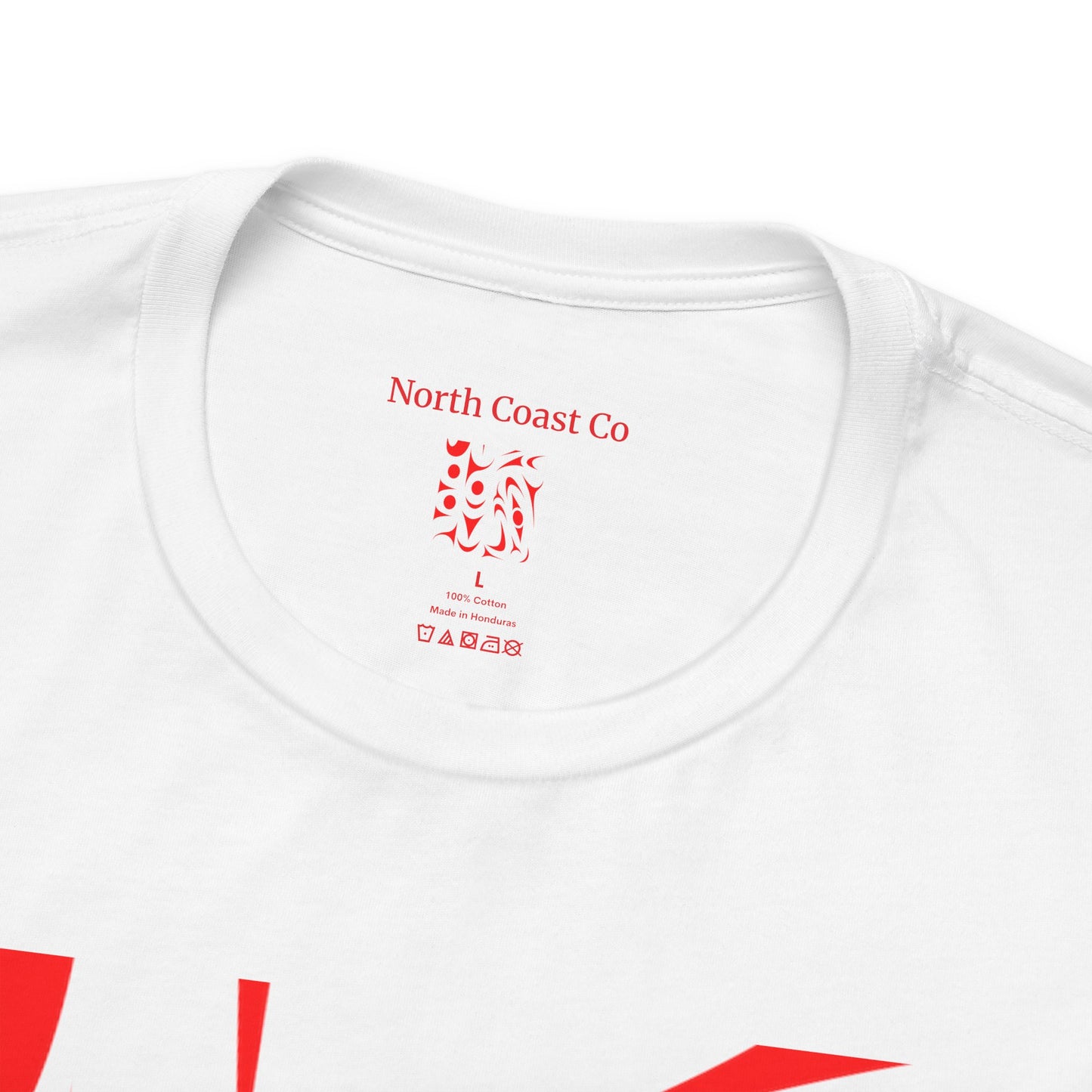 Unisex T-shirt with red Thunderbird design by Joshua Watts