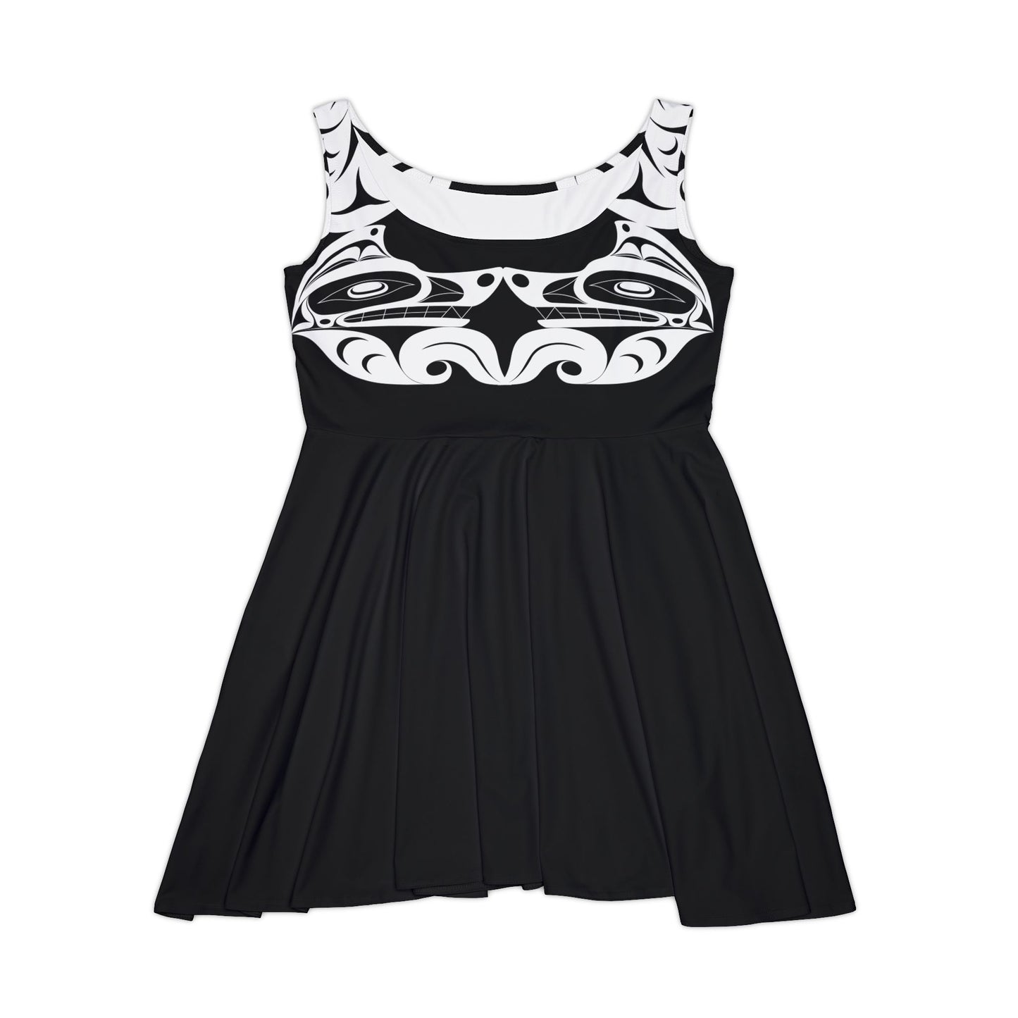 Skater Dress with Wolves design by Joshua Watts