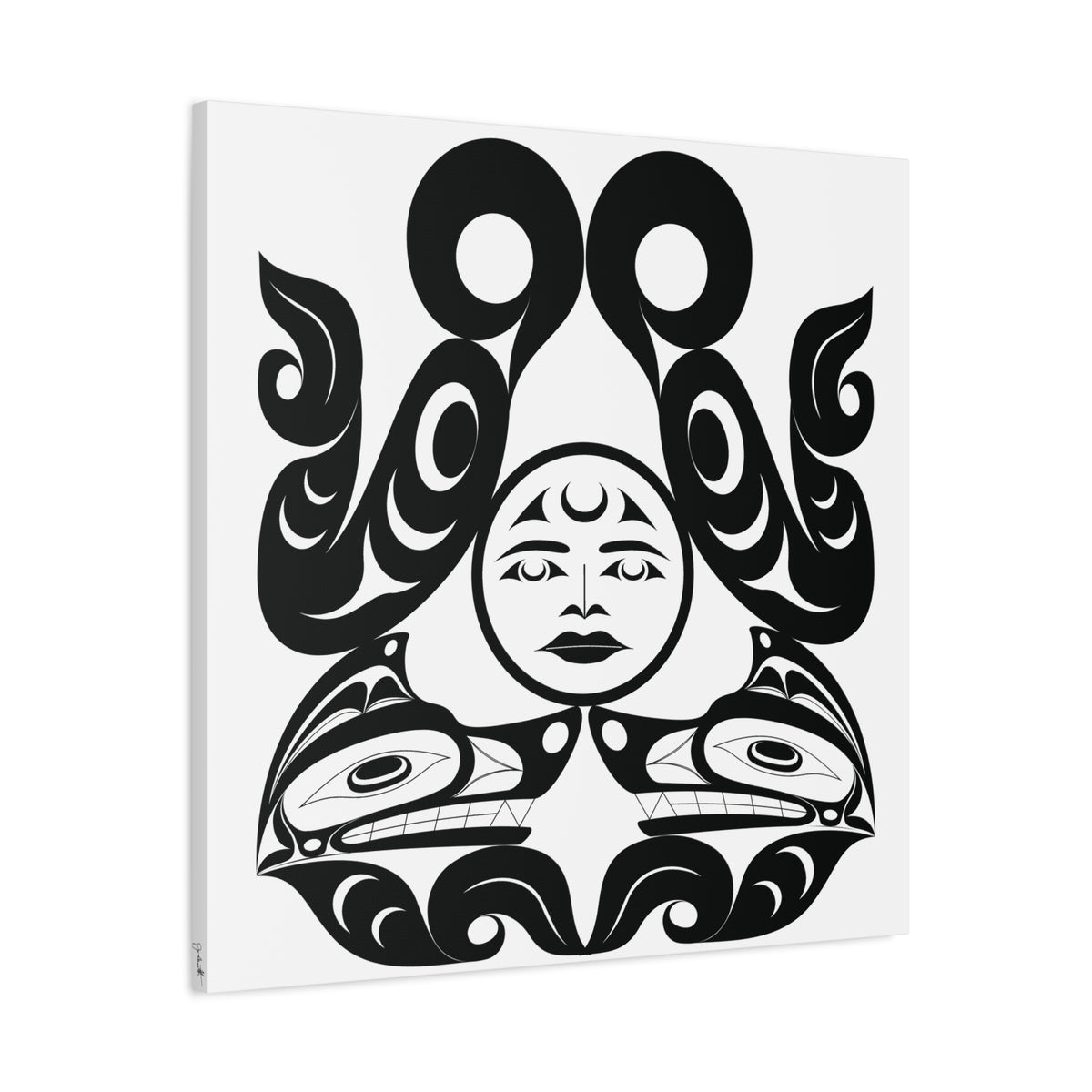 Tsuu-Baa-Asatx Wolves Canvas Print