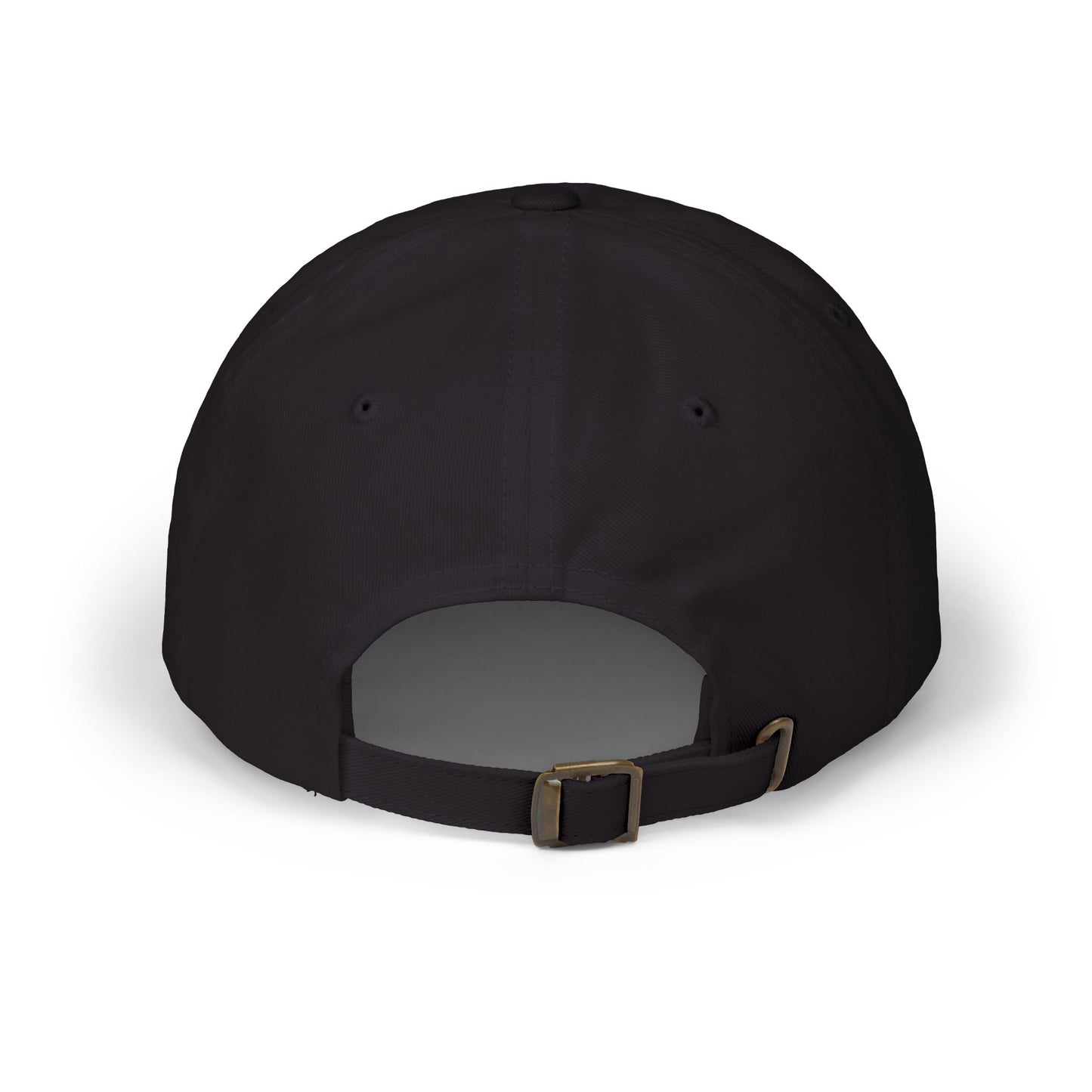Distressed Coastal Wave Dad Cap — Beige Embroidered Circle Logo Hat