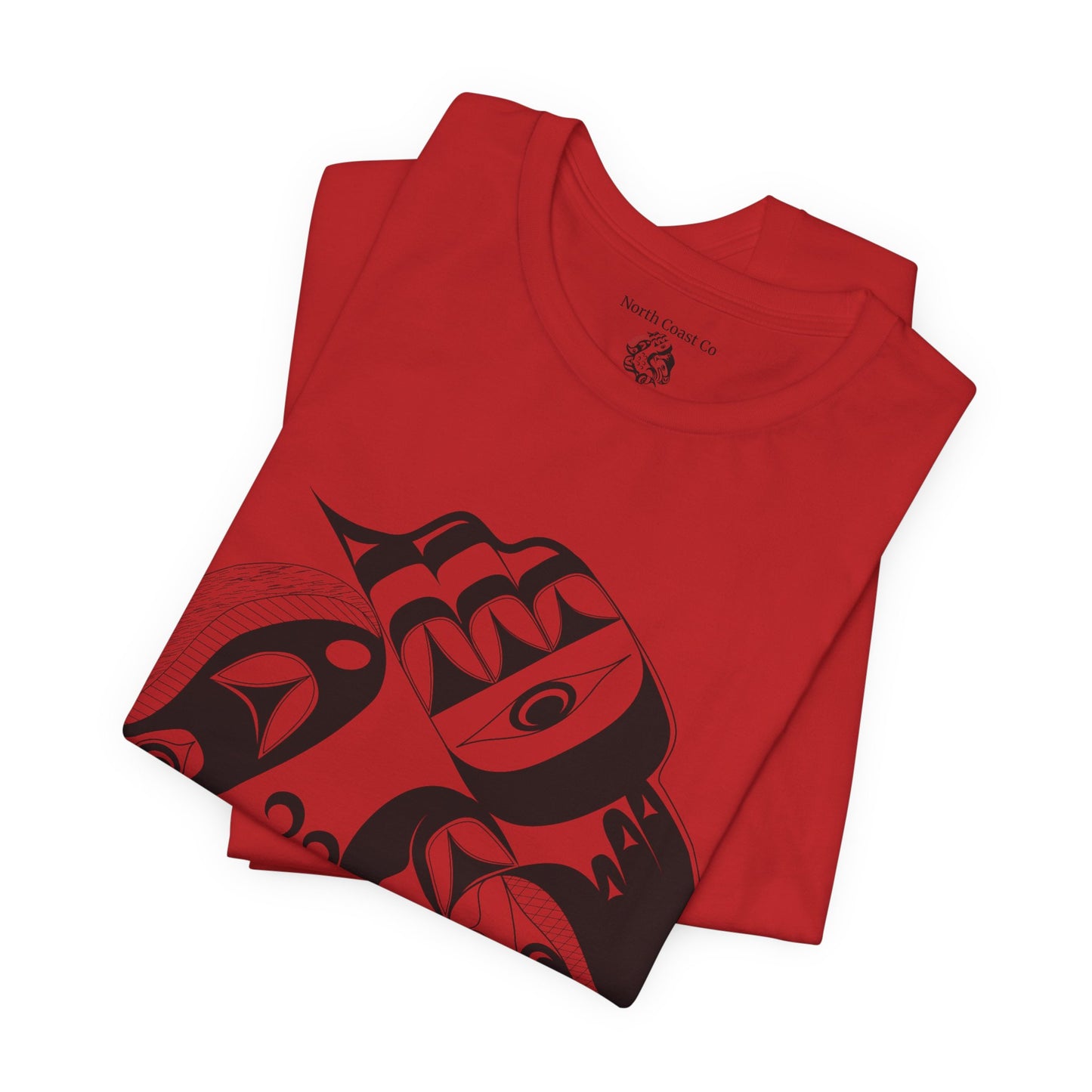 Unisex T-Shirt with “Whale Hunt” design by Joshua Watts