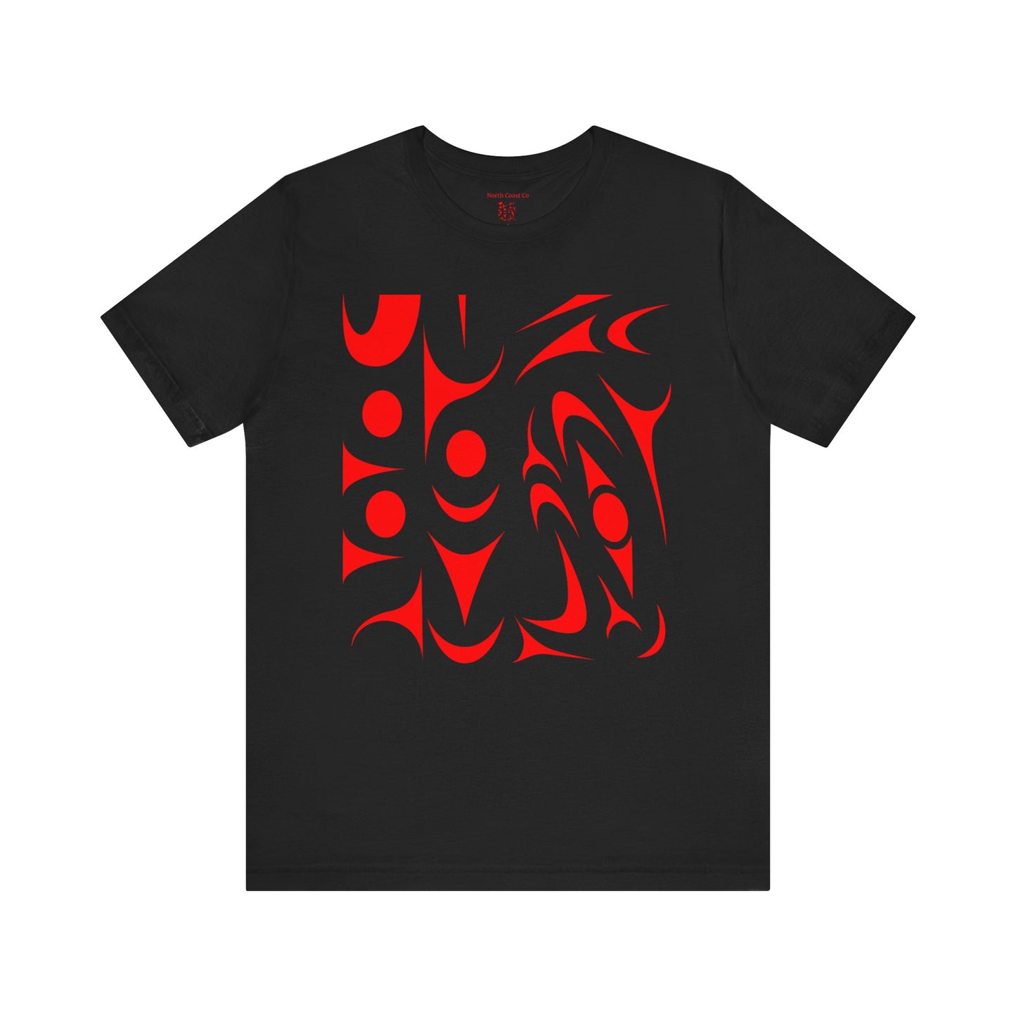 Unisex T-shirt with red Thunderbird design by Joshua Watts