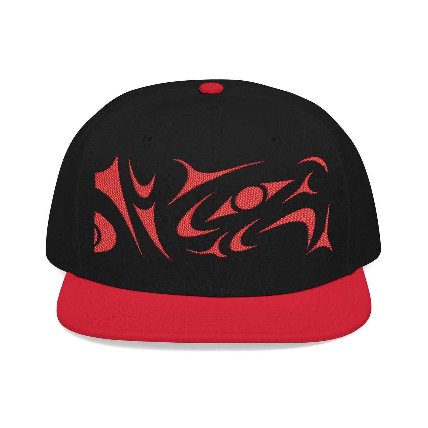 Embroidered Snapback Cap with Red Thunderbird design by Joshua Watts