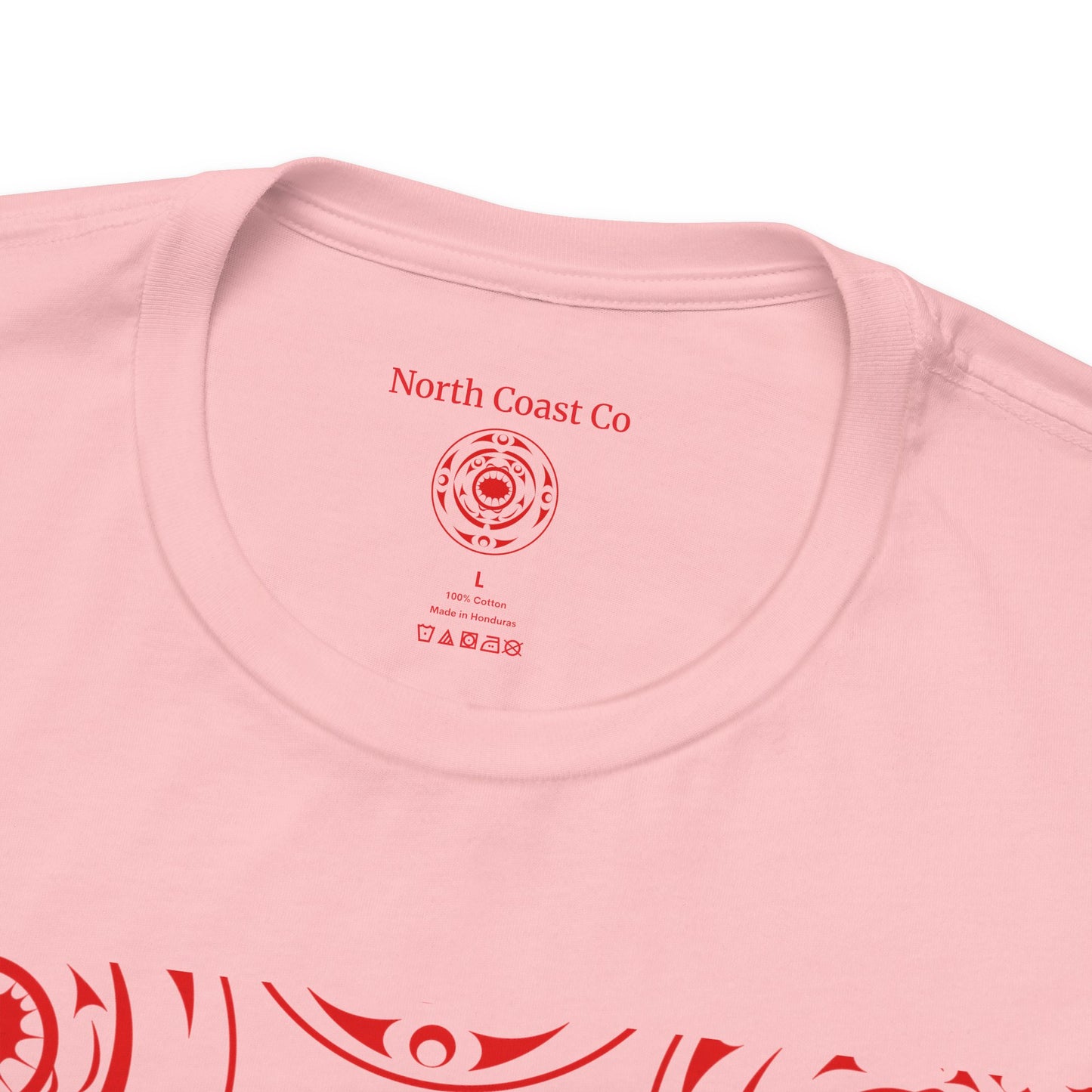 Unisex T-Shirt with red “Life and Death” pattern design by Joshua Watts