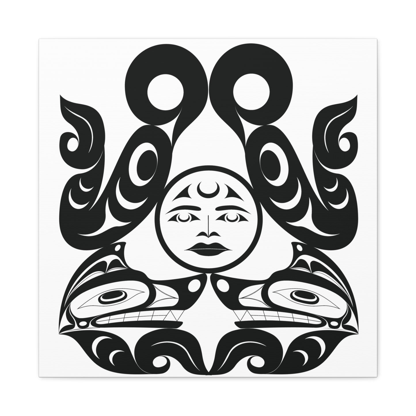 Tsuu-Baa-Asatx Wolves Canvas Print