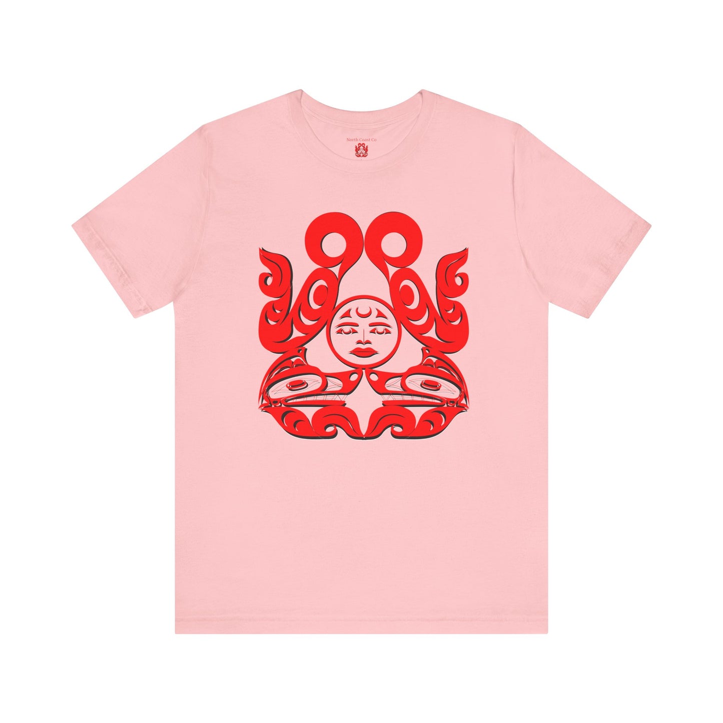 Unisex T-shirt with Holographic “Tsuu-Baa-Asaxt Wolves” design by Joshua Watts