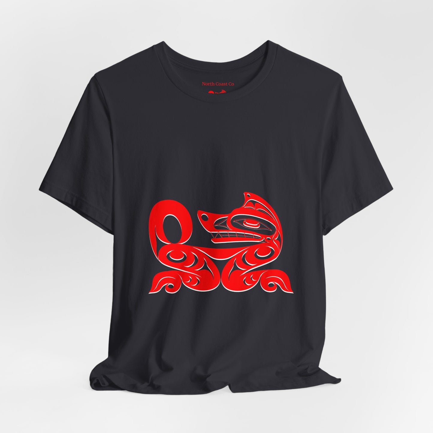 Unisex T-Shirt with Holographic “Red Wolf” design by Joshua Watts