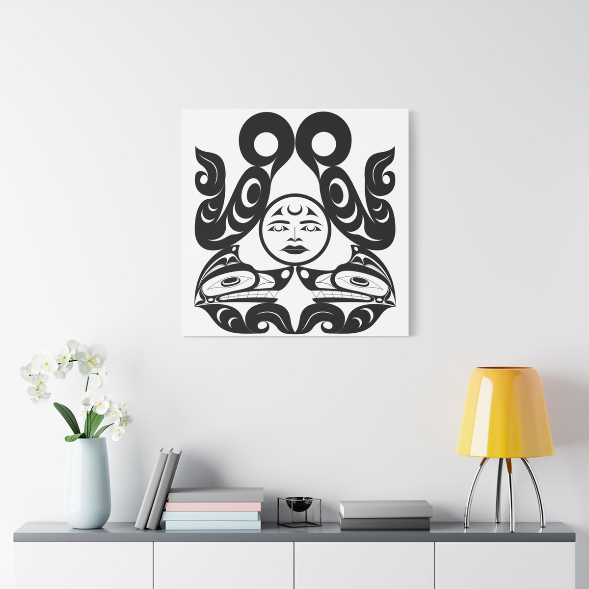 Tsuu-Baa-Asatx Wolves Canvas Print