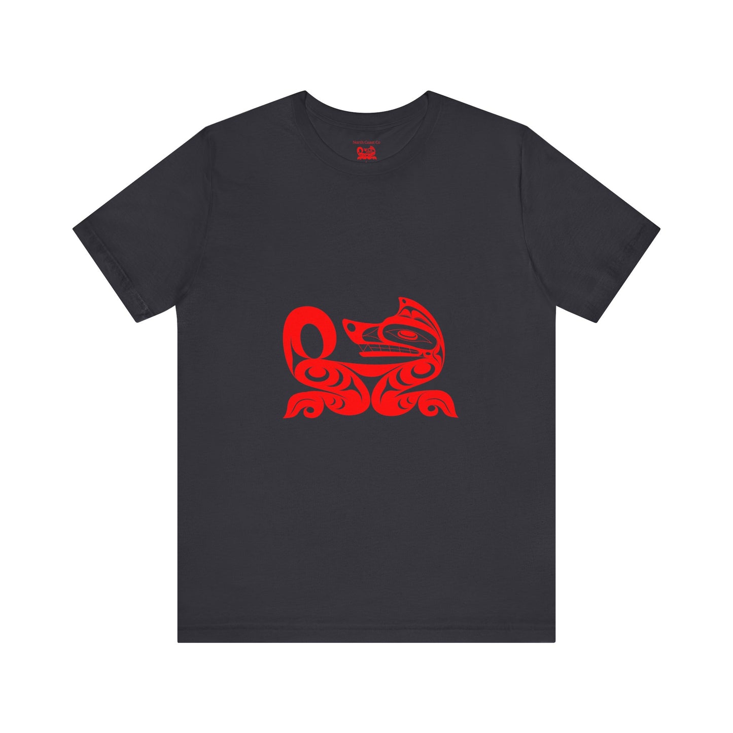 Unisex T-Shirt with “Red Wolf” design by Joshua Watts