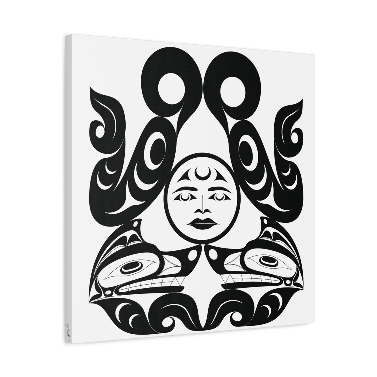 Tsuu-Baa-Asatx Wolves Canvas Print