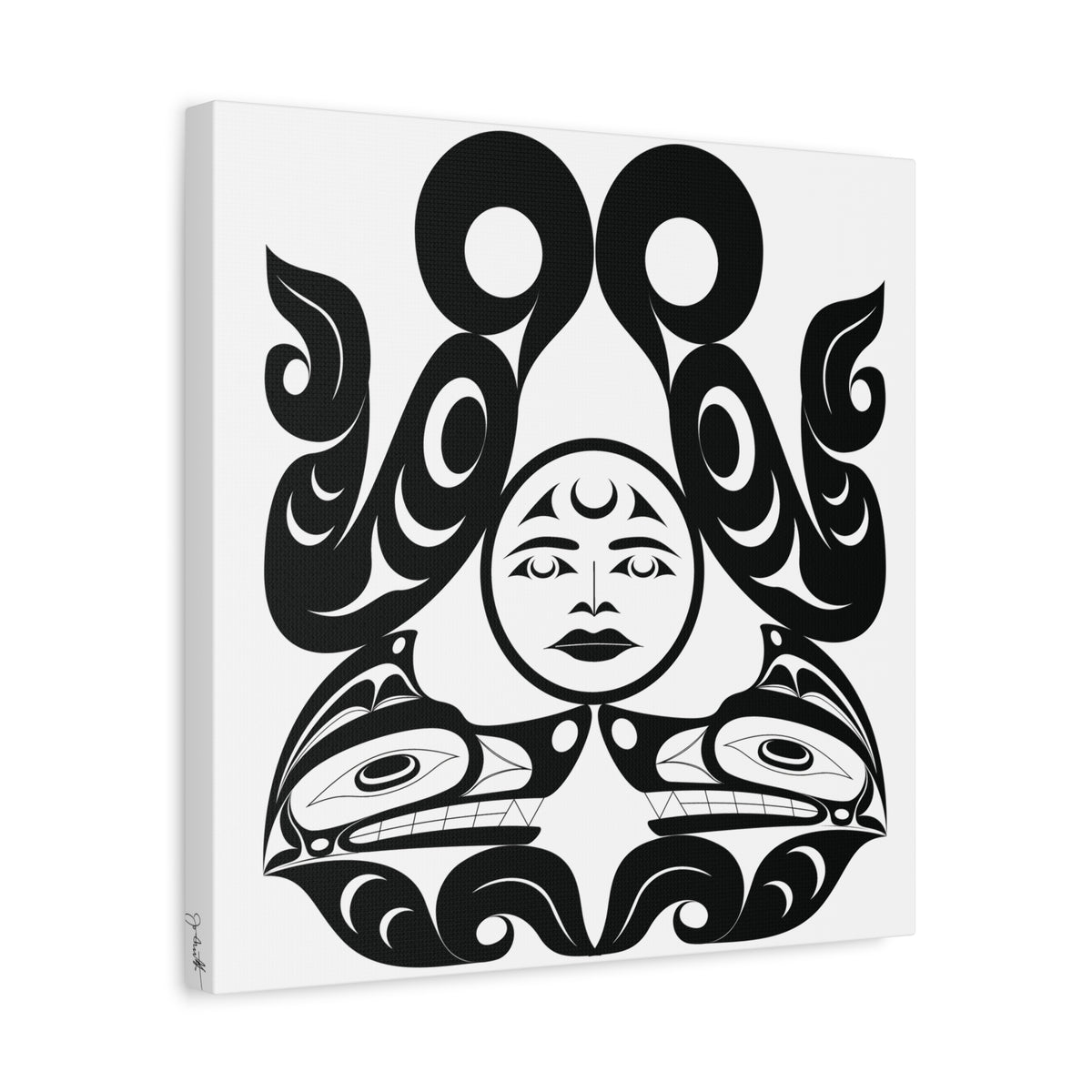 Tsuu-Baa-Asatx Wolves Canvas Print