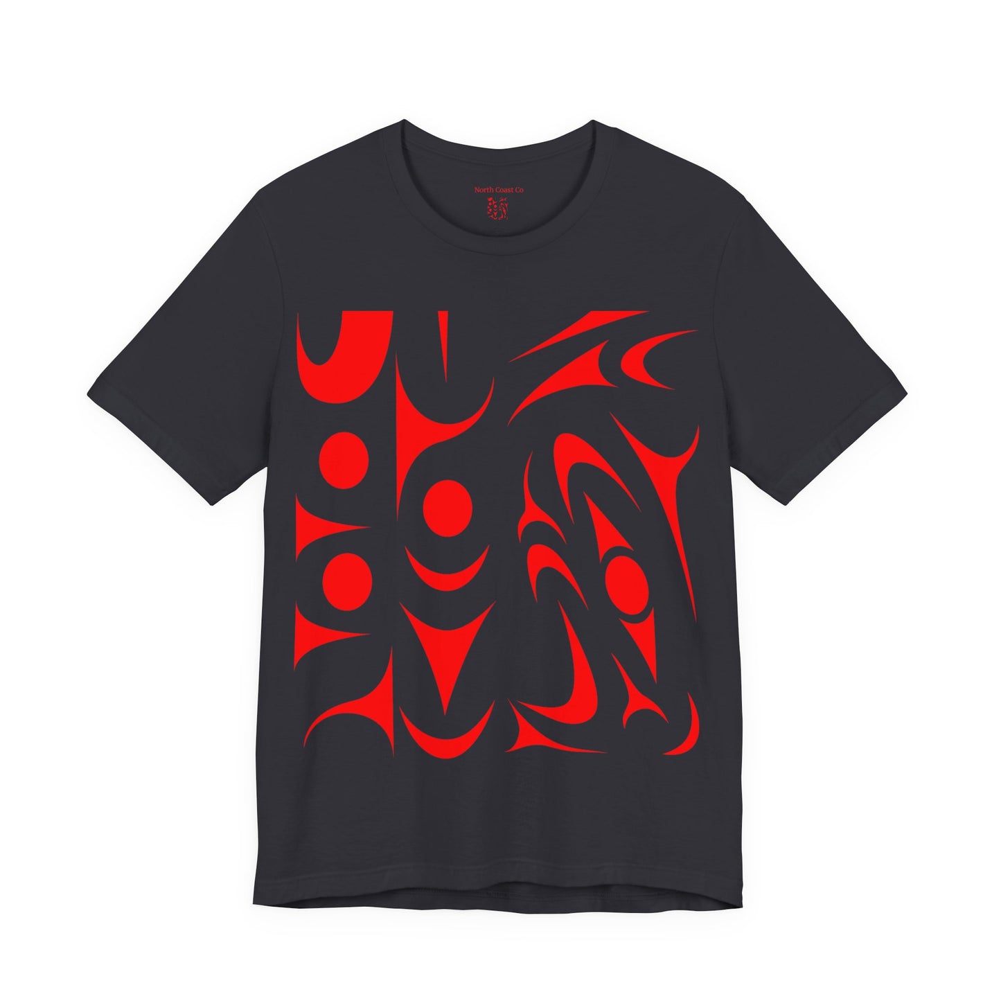 Unisex T-shirt with red Thunderbird design by Joshua Watts