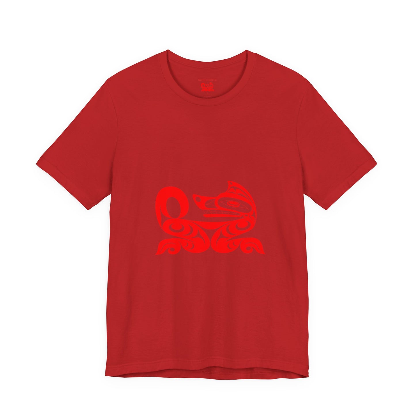 Unisex T-Shirt with “Red Wolf” design by Joshua Watts