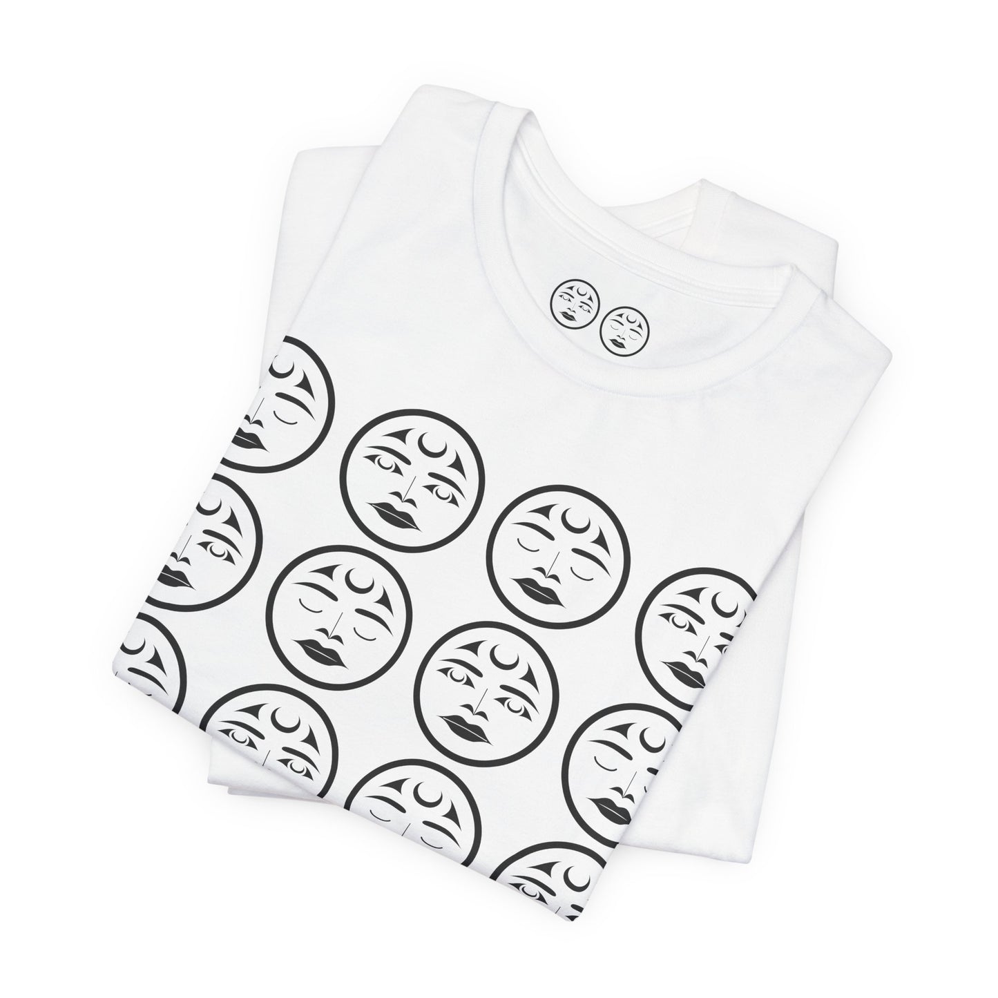 Unisex T-Shirt with “Many Moons” Design by Joshua Watts