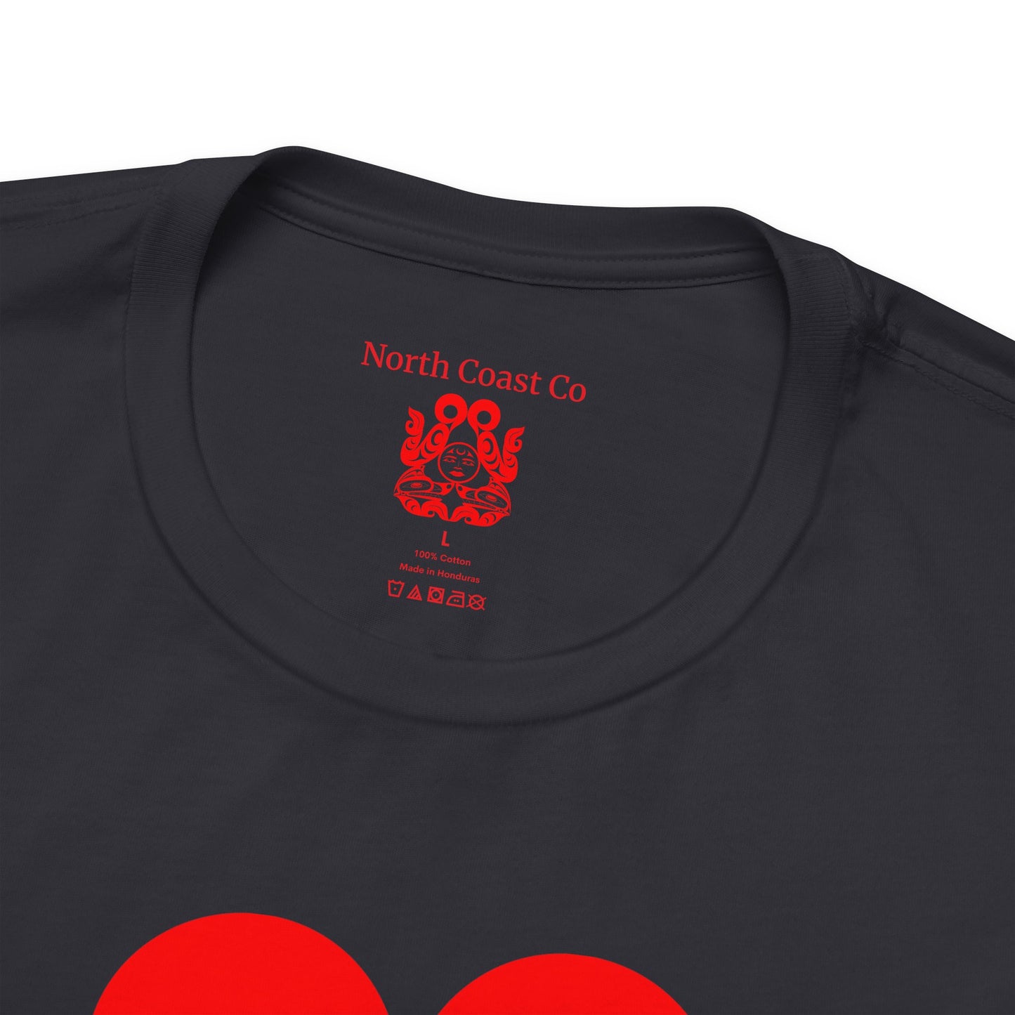 Unisex T-shirt with “Tsuu-Baa-Asaxt Wolves” design by Joshua Watts