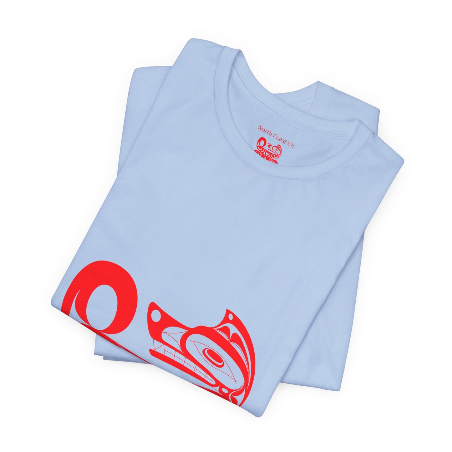 Unisex T-Shirt with “Red Wolf” design by Joshua Watts