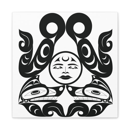 Tsuu-Baa-Asatx Wolves Canvas Print