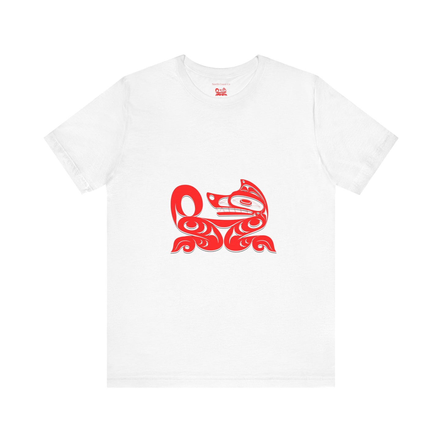 Unisex T-Shirt with Holographic “Red Wolf” design by Joshua Watts