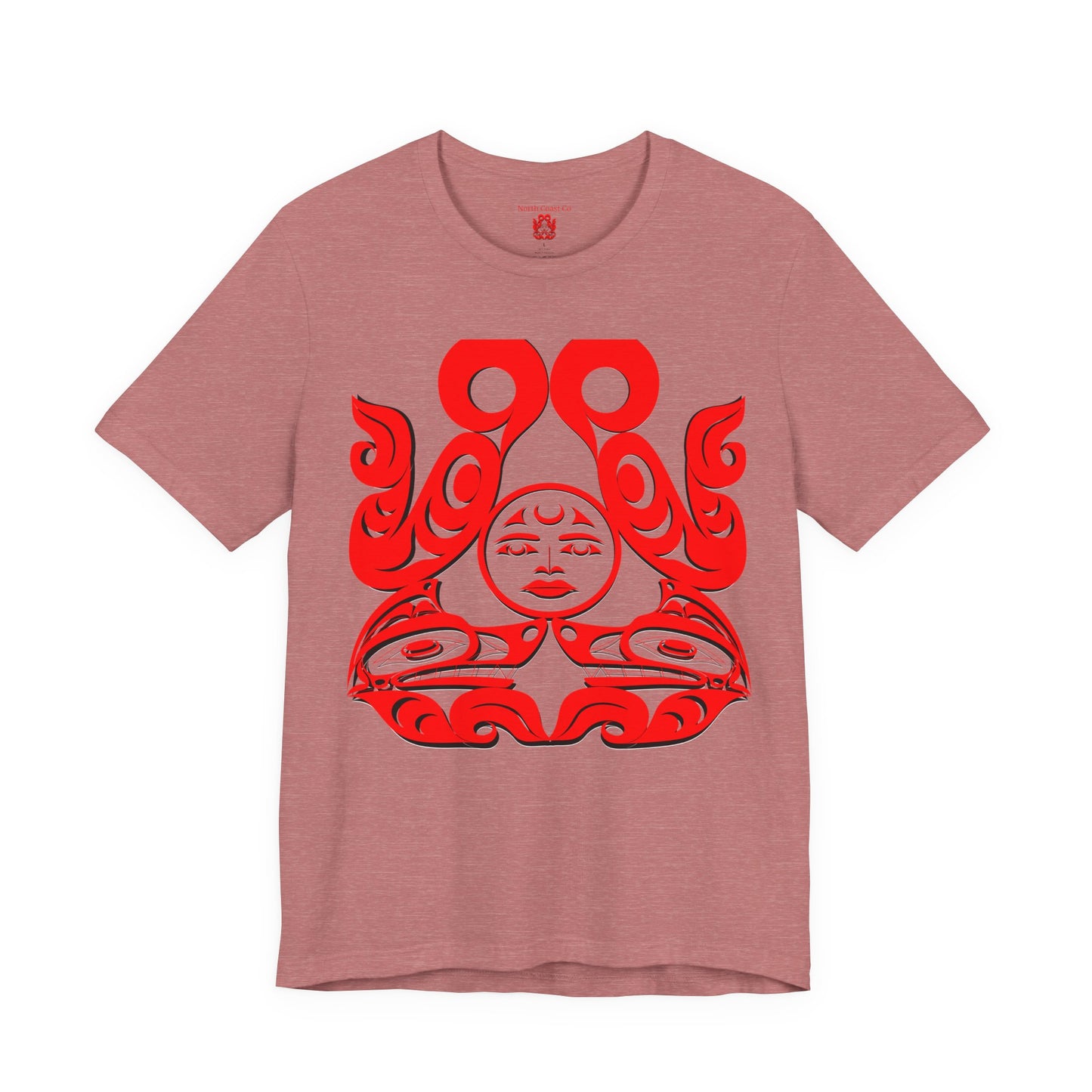 Unisex T-shirt with Holographic “Tsuu-Baa-Asaxt Wolves” design by Joshua Watts