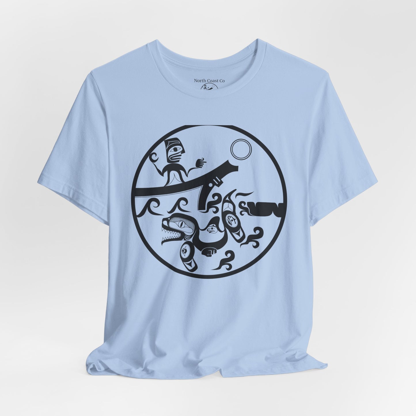 Unisex T-shirt with “observing” design by Joshua Watts