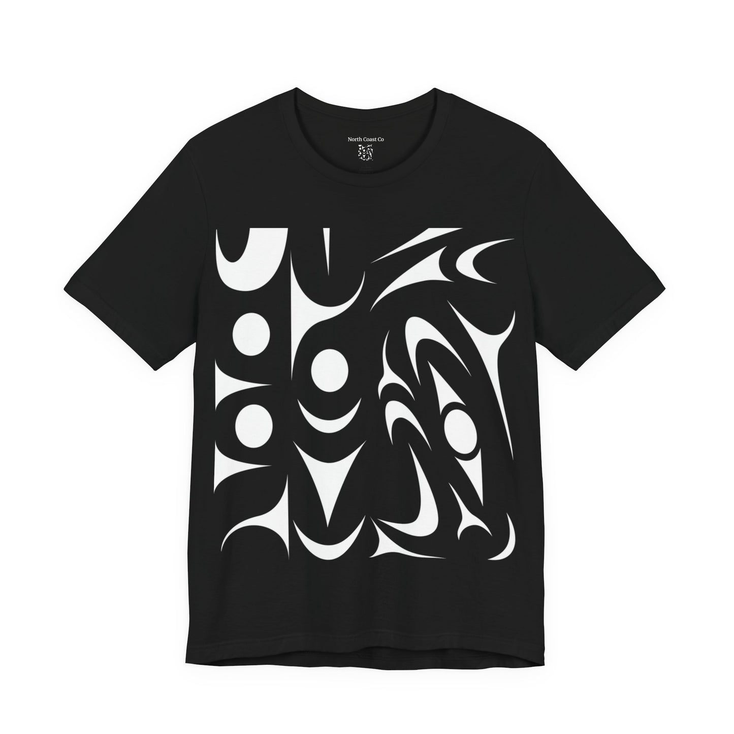 Unisex T-Shirt with black and white “Thunderbird” Design by Joshua Watts