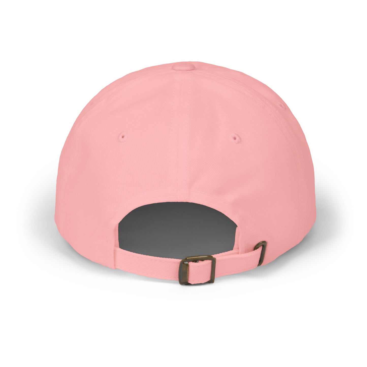 Distressed Coastal Wave Dad Cap — Beige Embroidered Circle Logo Hat
