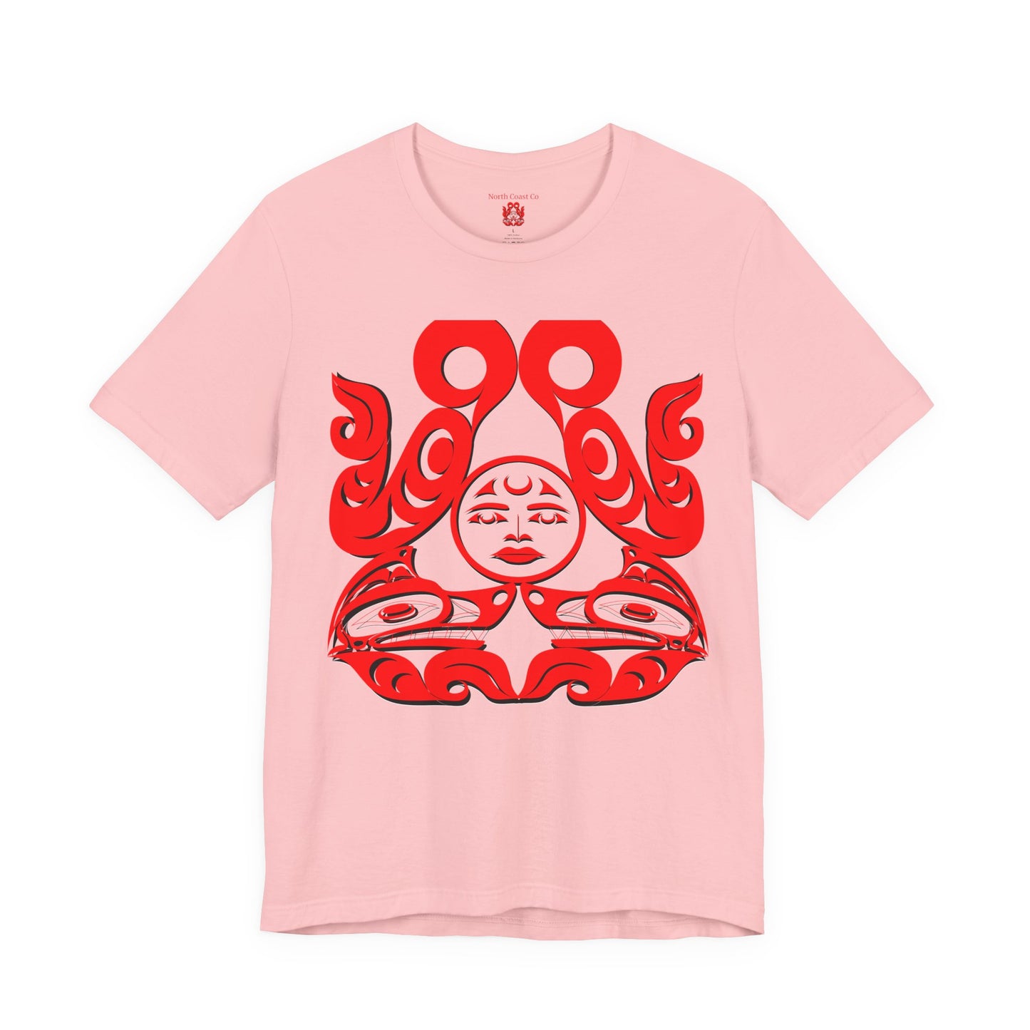 Unisex T-shirt with Holographic “Tsuu-Baa-Asaxt Wolves” design by Joshua Watts